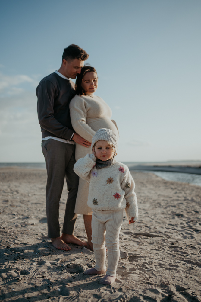 Familienfotografie am Strand in Grömitz